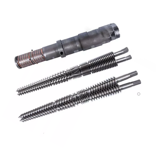 Жогорку кийимге туруштук берүүчү конус сымал Twin Screw Barrel