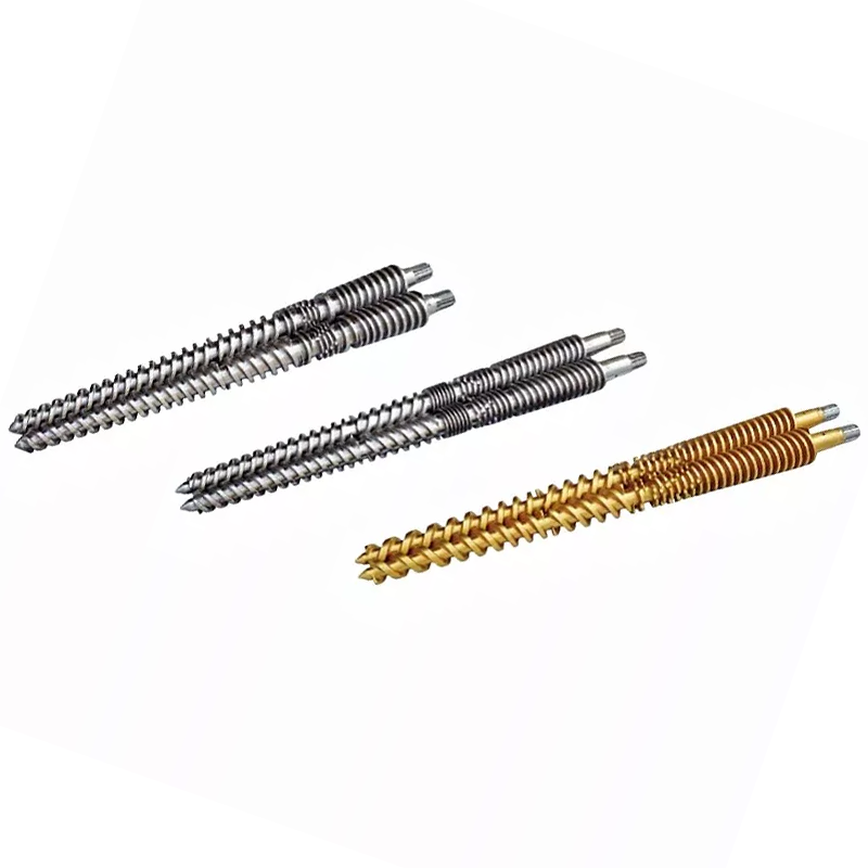 Бири-бирине өтпөгөн конустук эгиз винт